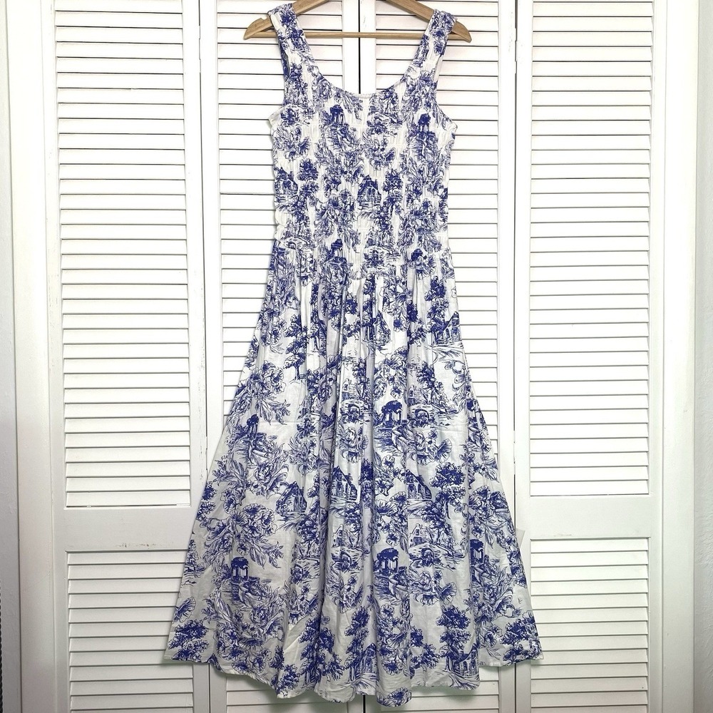 Anthropologie Meadow Rhodes Medium Maxi Dress Cottage Romantic Coquette Feminine - Picture 2 of 7